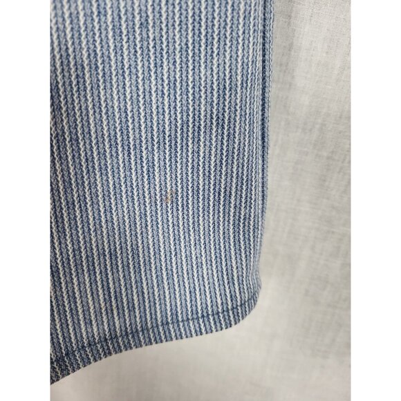 Vintage Levi's Gentleman's Jeans Men's Flare Pants Pinstripe Stripe 70's 32 x 29 - Picture 6 of 8